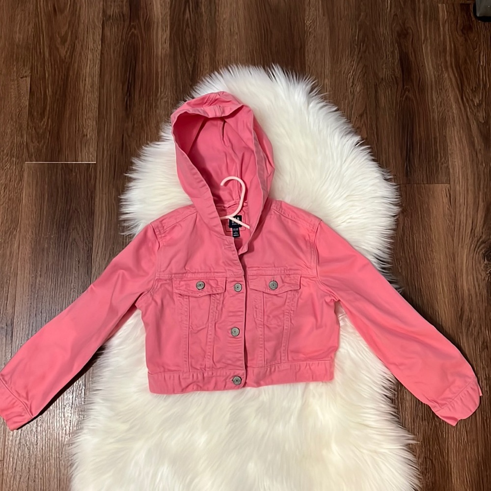 Gap pink denim jacket M regular